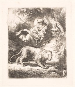Der heilige Hieronymus beim Lesen von Rembrandt van Rijn