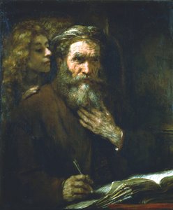St. Matthäus der Evangelist, 1661 von Rembrandt van Rijn