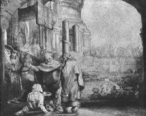 St. Peter und St. Johannes am Eingang zum Tempel, 1649