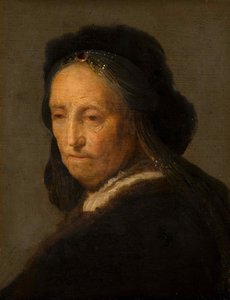 Studie einer alten Frau, ca. 1630-1634 von Rembrandt van Rijn