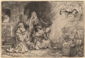 Der Engel verlässt die Familie des Tobias