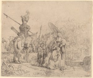 Die Taufe des Eunuchen von Rembrandt van Rijn