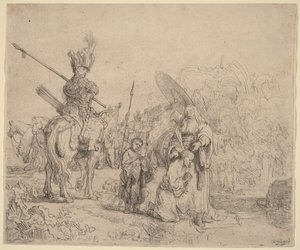 Die Taufe des Eunuchen von Rembrandt van Rijn