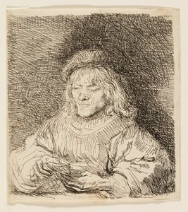 Der Kartenspieler von Rembrandt van Rijn
