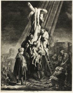 Die Kreuzabnahme: Zweite Platte