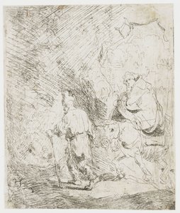 Die Flucht nach Ägypten von Rembrandt van Rijn