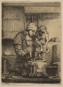 Der Goldschmied, 1655 von Rembrandt van Rijn