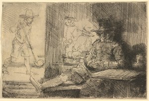 Der Golfspieler von Rembrandt van Rijn
