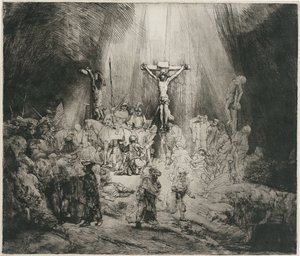 Die drei Kreuze, um 1653 von Rembrandt van Rijn