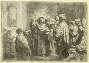 Das Zinsgroschen von Rembrandt van Rijn