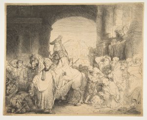 Der Triumph von Mordechai, ca. 1641