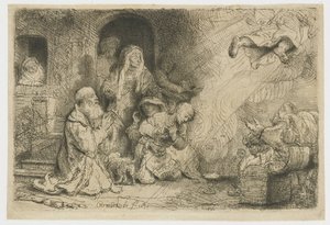 Der Engel verlässt die Familie des Tobias