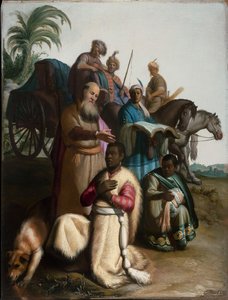 Die Taufe des Eunuchen von Rembrandt van Rijn
