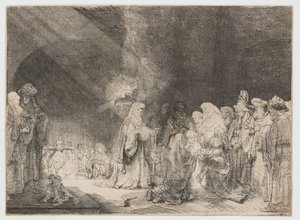 Die Darstellung im Tempel: Querformat