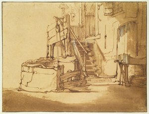 Der Brunnen vor dem Bauernhaus