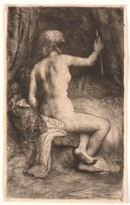 Die Frau mit dem Pfeil von Rembrandt van Rijn