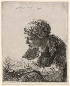 Frau beim Lesen