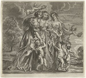 Drei Grazien von Remoldus Eynhoudts