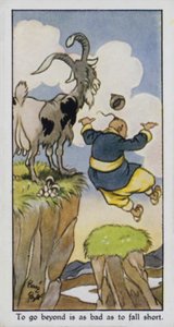 Zu weit zu gehen ist genauso schlecht wie zu kurz zu fallen von René Bull