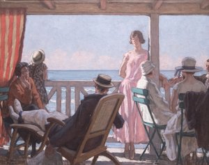 Am Ufer des Ärmelkanals, ca. 1924