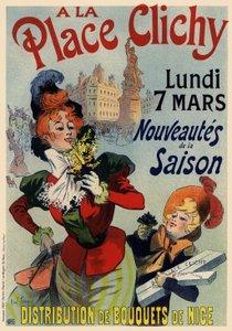 A la Place Clichy Poster, 1890er Jahre