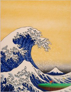 HOKUSAI-Golf, 2021 von Rene Boin