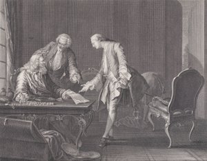 Der verlorene Sohn fordert sein Erbe, ca. 1751 von Rene Gaillard