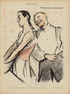 Eheliche Liebe. Illustration für Le Rire