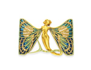 Jugendstil "Sylph" Hundehalsband, ca. 1900
