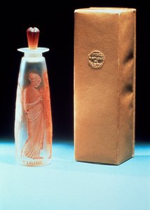 Glasflakon für das Parfüm Ambre Antique von Coty von Rene Jules Lalique