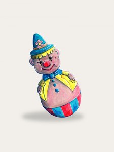 Fröhlicher Roly Poly Clown von Renee Machan Cottagecore Artist