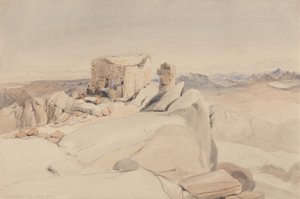 Der Gipfel des Berges Sinai oder Jebel Musa