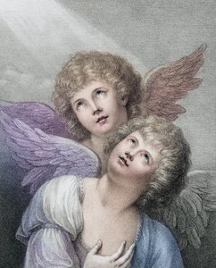 Zwei Cherubim. Zwei Engel.