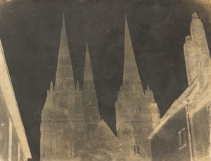 Studie der Türme der Kathedrale von Lichfield
