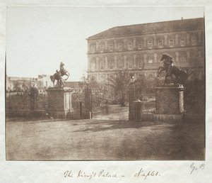 Der Königspalast, Neapel, vor 1852 von Reverend George Wilson Bridges