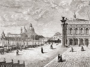 Piazza San Marco oder Markusplatz, Venedig, Italien im späten 19. Jahrhundert. Aus Italienische Bilder von Rev. Samuel Manning, veröffentlicht ca. 1890.