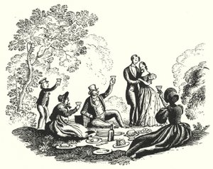 Hans Christian Andersen: Der Flaschenhals (Lithographie) von Rex (after) Whistler