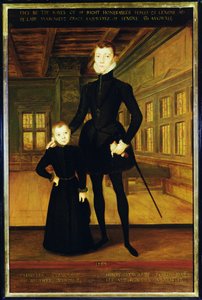 Henry Lord Darnley (1545-67) und Charles, Earl of Lennox (1555-76) nach Hans Eworth