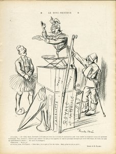 Illustration von Ricardo Flores (1878-1918) in Le Lire, 20/09/13 - Der Lügner - Deutschland Preußen, Türkei, Krieg von 14-18 Erste Mäuse - Wilhelm II