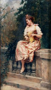 Mädchen mit Flöte
