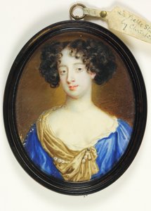 Frances Teresa Stuart, Herzogin von Lennox und Richmond (Aquarell auf Pergament)