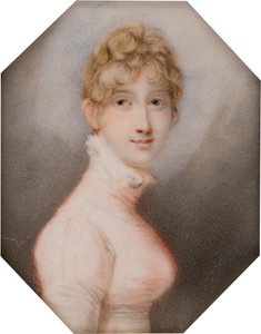 Porträt von Henrietta Anna Maria Charlette Bridgeman Simpson, später Mrs. Charles Pelham, Countess of Yarborough (d. 1813), c.1762-1813 von Richard (after) Cosway