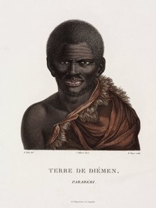 Tasmanischer Aborigine, Australien von John Pardon