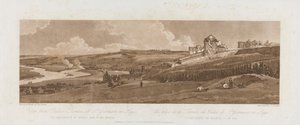 Blick von der Palastterrasse in St. Germain en Laye; Das Aquädukt von Marli in der Ferne 1803; Platte 16 aus Ansichten in Paris, das Emanuel-Volumen Nachzeichnung der Platte, B1981.25.2625