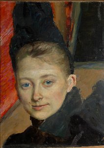 Porträt der ersten Frau des Künstlers, geb. Klemming von Richard Bergh