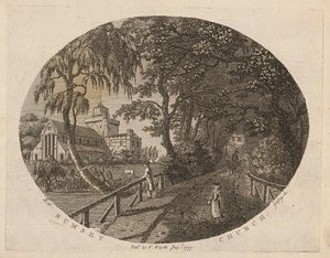 Kirche von Rumsey von Richard Bernard Godfrey