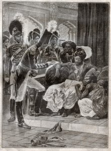 Kolonialismus in Sri Lanka (Stich) von Richard Caton (after) Woodville