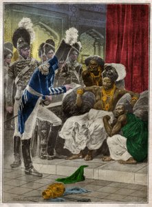 Sri Vikrama Rajasinha, König von Kandy (Sri Lanka), 1815 von den Engländern abgesetzt von Richard Caton (after) Woodville