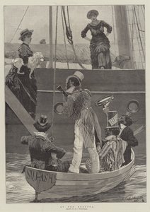 Bei der Regatta (Gravur) von Richard Caton II (after) Woodville