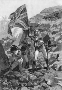 Tapferes Verhalten von Sergeant Graham, Schlacht von Seringapatam, 1894 von Richard Caton II Woodville
